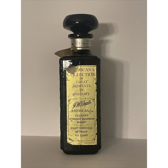 JW Dant Whiskey Decanter Alamo Vintage Americana 1969 EMPTY BOTTLE Read Descrip. - Picture 3 of 9